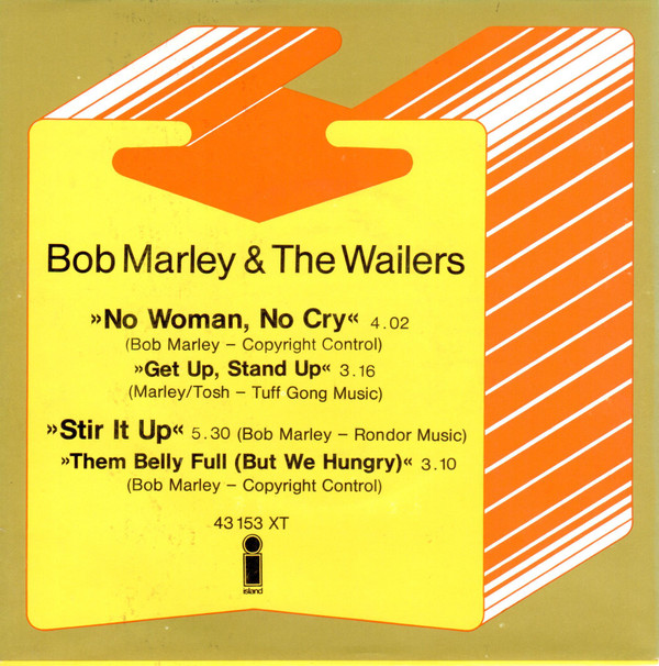Cover Bob Marley & The Wailers - No Woman, No Cry (7, Promo) Schallplatten Ankauf