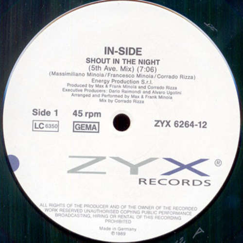 Cover In-Side - Shout In The Night (12) Schallplatten Ankauf