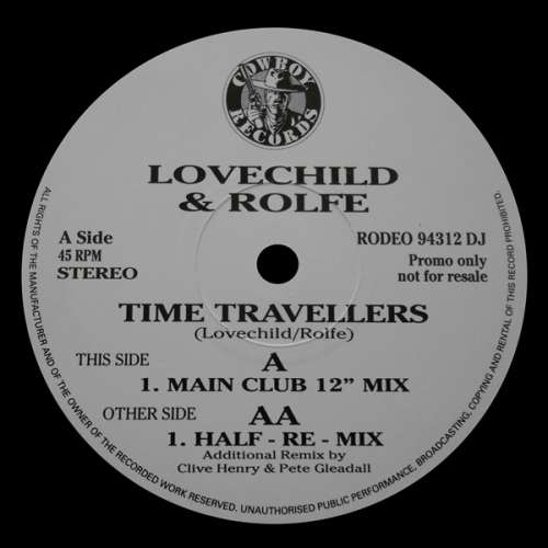 Cover Lovechild & Rolfe - Time Travellers (12, Promo) Schallplatten Ankauf
