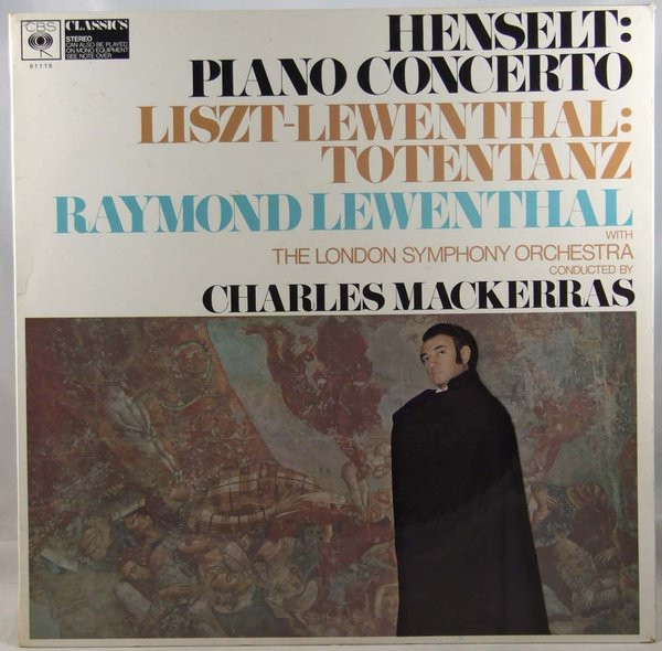 Cover Henselt*, Liszt* - Lewenthal* With London Symphony Orchestra* Conducted By Charles Mackerras* - Piano Concerto: Totentanz (LP) Schallplatten Ankauf