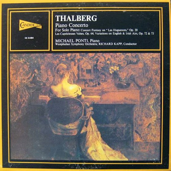 Cover Thalberg*, Michael Ponti, Westphalian Symphony Orchestra*, Richard Kapp - Piano Concerto; 4 Solo Pieces (LP, Album) Schallplatten Ankauf