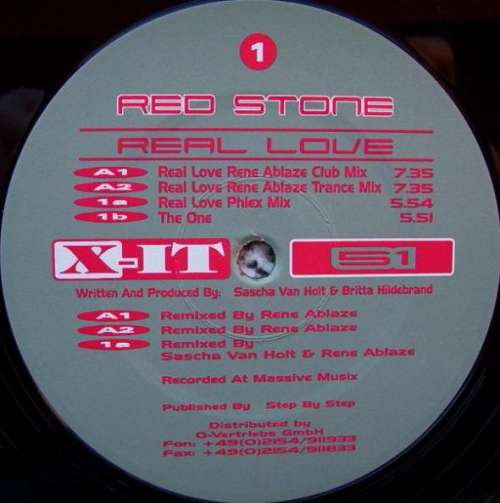 Cover Red Stone (2) - Real Love (12) Schallplatten Ankauf