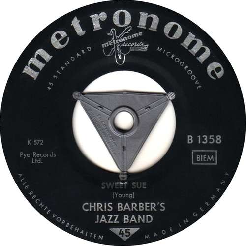 Cover Chris Barber's Jazz Band - Sweet Georgia Brown (7, Mono) Schallplatten Ankauf