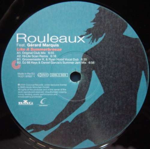 Cover Rouleaux Feat. Gérard Marquis - Like A Summerbreeze (12) Schallplatten Ankauf