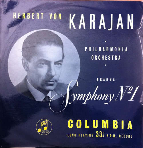Cover Brahms*, Karajan* - Sinfonie Nr.1 C-Moll Op.68 (LP) Schallplatten Ankauf