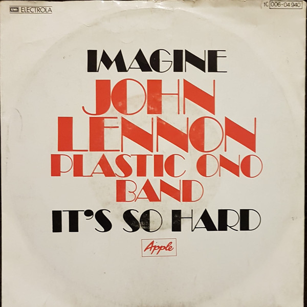 Cover John Lennon / Plastic Ono Band* With The Flux Fiddlers - Imagine (7, Single) Schallplatten Ankauf