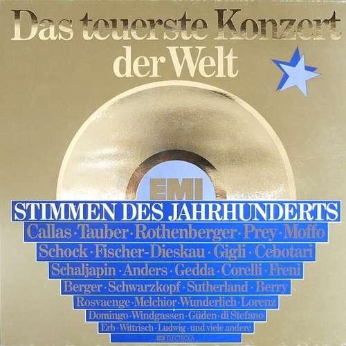 Cover Various - Das Teuerste Konzert Der Welt (Stimmen Des Jahrhunderts) (3xLP, Comp, Club, S/Edition) Schallplatten Ankauf