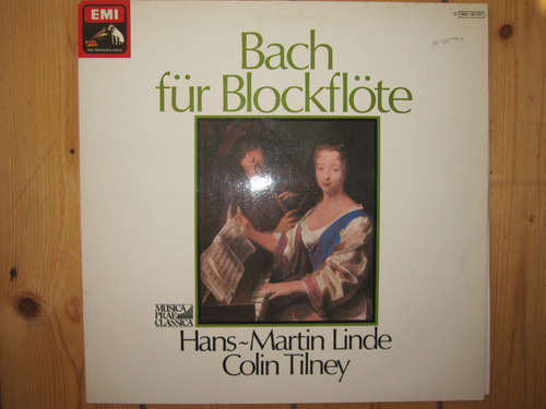 Cover Bach*, Hans-Martin Linde, Colin Tilney - Bach Für Blockflöte (LP) Schallplatten Ankauf