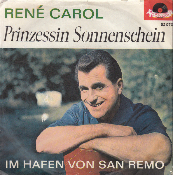 Cover René Carol - Prinzessin Sonnenschein (7, Single, Mono) Schallplatten Ankauf