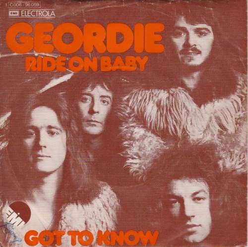 Cover Geordie - Ride On Baby (7, Single) Schallplatten Ankauf