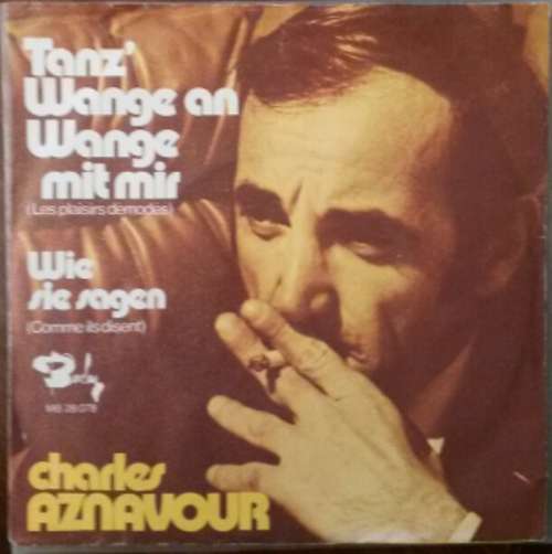 Cover Charles Aznavour - Tanz' Wange An Wange Mit Mir (7) Schallplatten Ankauf