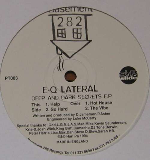 Cover E-Q Lateral - Deep And Dark Secrets E.P (12, EP) Schallplatten Ankauf