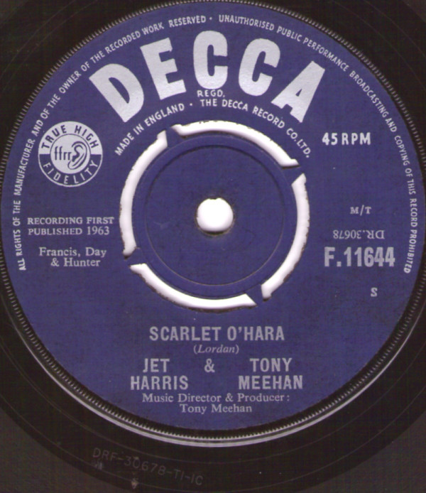 Cover Jet Harris & Tony Meehan* - Scarlet O'Hara (7, Single) Schallplatten Ankauf