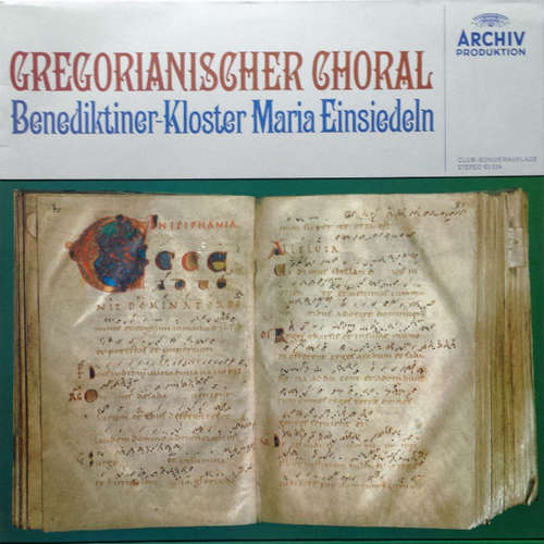 Cover Benediktiner-Kloster Maria Einsiedeln* - Gregorianischer Choral (Gesänge Des Proprium Missae) (LP, Club, S/Edition) Schallplatten Ankauf