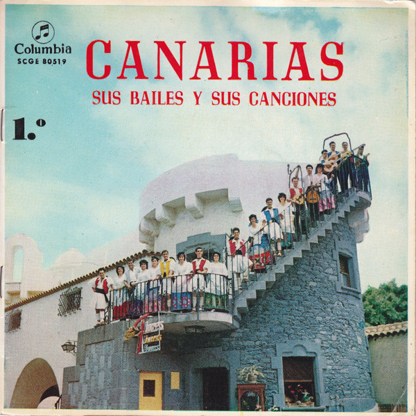 Cover Agrupacion Folklorica Roque Nublo* - Canarias Sus Bailes Y Sus Canciones 1.° (7, EP) Schallplatten Ankauf