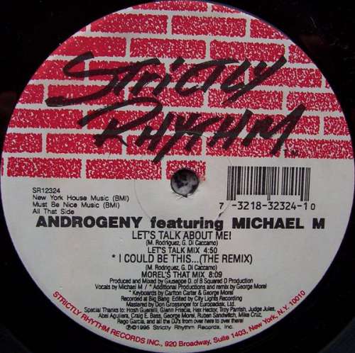 Cover Androgeny Featuring Michael M - Let's Talk About Me! (12) Schallplatten Ankauf