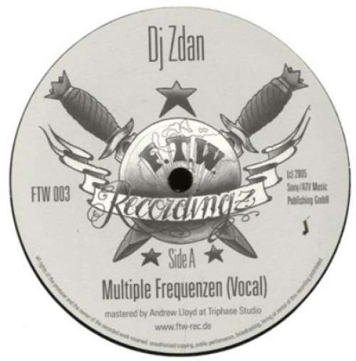 Cover DJ Zdan - Multiple Frequenzen (12) Schallplatten Ankauf