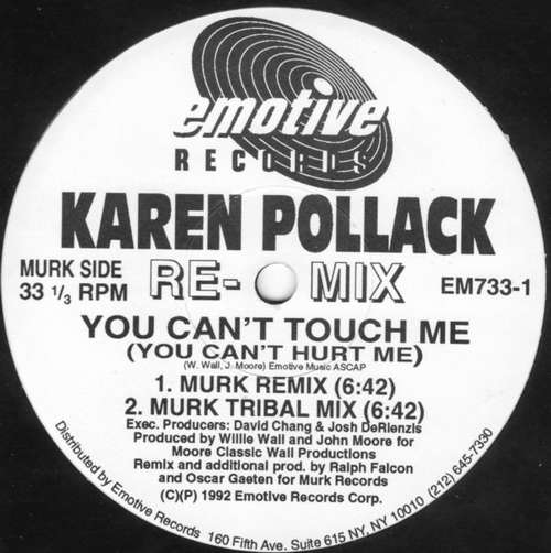 Cover You Can't Touch Me (You Can't Hurt Me) (Remixes) Schallplatten Ankauf