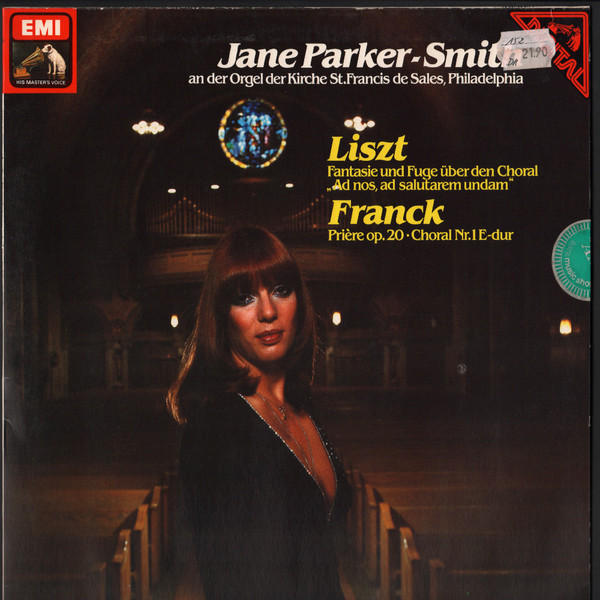 Cover Jane Parker-Smith, Liszt*, Franck* - Fantasie Und Fuge Über Den Choral Ad Nos, Ad Salutarem Undam / Prière Op.20 • Choral Nr. 1 E-dur (LP) Schallplatten Ankauf