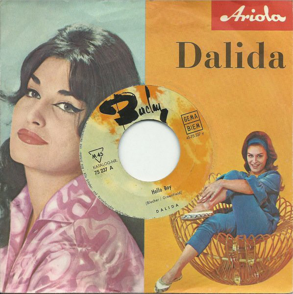 Cover Dalida - Ya Ya Twist (7, Single) Schallplatten Ankauf