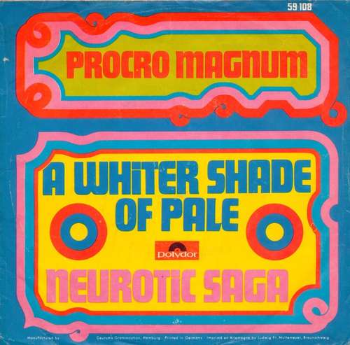 Cover Procro Magnum - A Whiter Shade Of Pale (7, Single) Schallplatten Ankauf