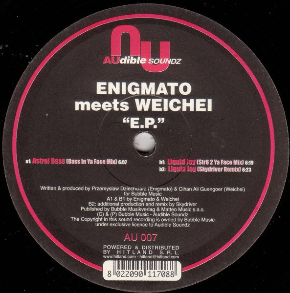Cover Enigmato Meets Weichei - E.P. (12, EP) Schallplatten Ankauf