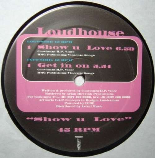 Cover Loudhouse - Show U Love (12) Schallplatten Ankauf