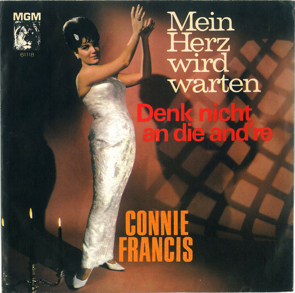 Cover Connie Francis - Mein Herz Wird Warten (7, Single, Mono) Schallplatten Ankauf
