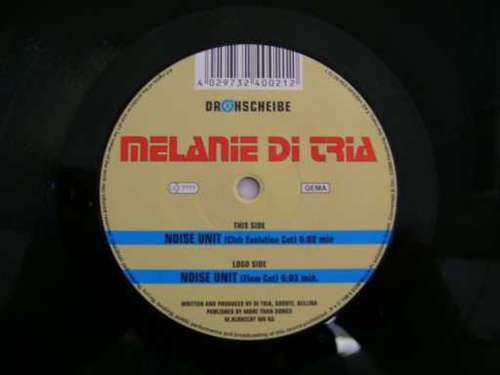 Cover Melanie Di Tria - Noise Unit (12) Schallplatten Ankauf
