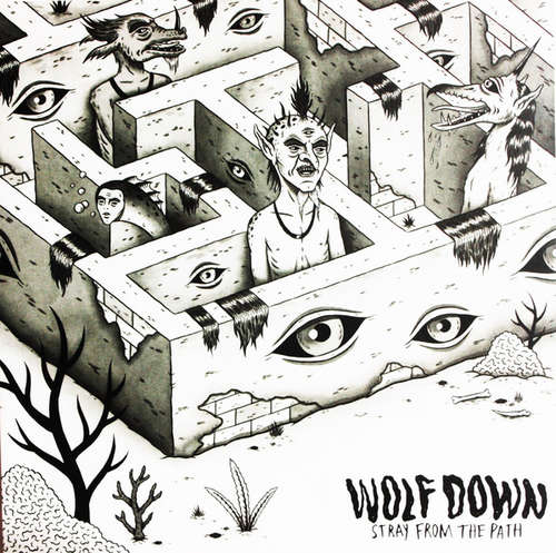 Cover Wolf Down - Stray From The Path (LP, Album, RP, Whi) Schallplatten Ankauf
