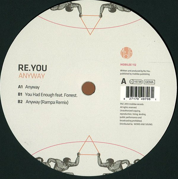 Cover Re.You - Anyway (12) Schallplatten Ankauf