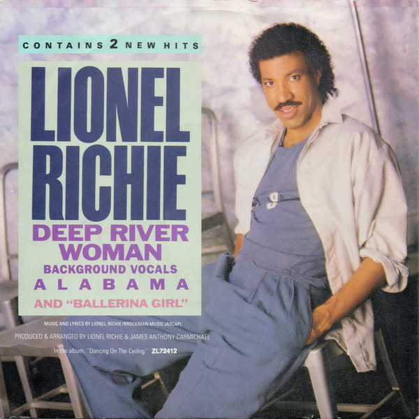 Cover Lionel Richie - Deep River Woman / Ballerina Girl (7, Single) Schallplatten Ankauf