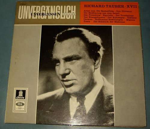 Cover Richard Tauber - Richard Tauber XVII (LP, Album, Comp, Mono, RM) Schallplatten Ankauf