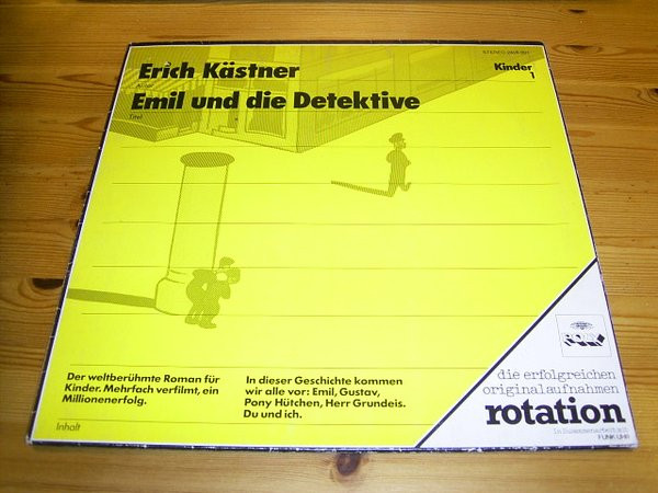 Cover Erich Kästner - Emil Und Die Detektive (LP, RE) Schallplatten Ankauf