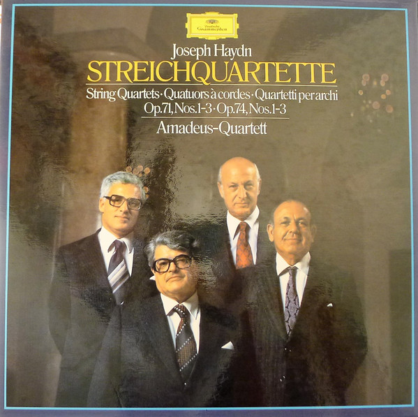 Cover Joseph Haydn - Amadeus-Quartett - Streichquartette - Op.71, Nos.1-3 • Op.74, Nos.1-3 (3xLP + Box) Schallplatten Ankauf