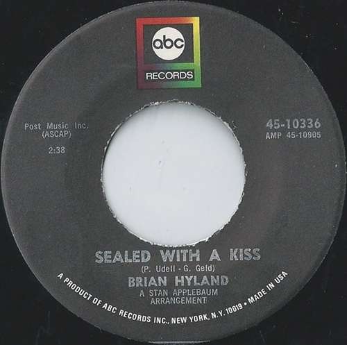 Cover Brian Hyland - Sealed With A Kiss (7, RE) Schallplatten Ankauf