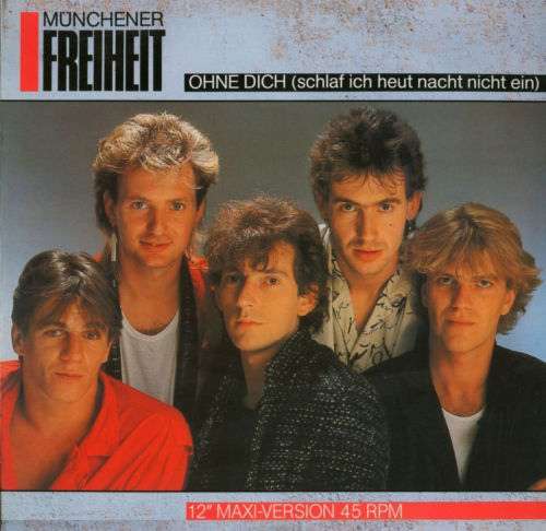 Cover Münchener Freiheit - Ohne Dich (Schlaf' Ich Heut Nacht Nicht Ein) (12 Maxi-Version) (12, Single) Schallplatten Ankauf