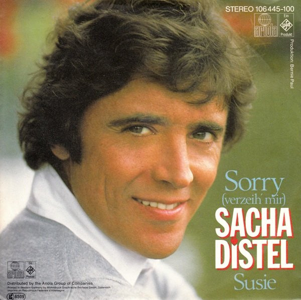 Cover Sacha Distel - Sorry (Verzeih' Mir) (7, Single) Schallplatten Ankauf