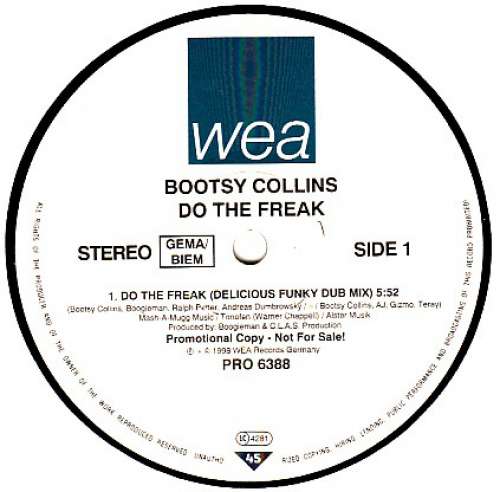 Cover Bootsy Collins - Do The Freak (12, Single, Promo) Schallplatten Ankauf