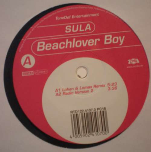 Cover Sula - Beachlover Boy (12) Schallplatten Ankauf