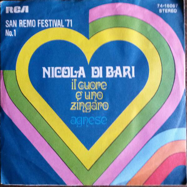 Cover Nicola Di Bari - Il Cuore Ѐ  Uno Zingaro / Agnese (7, Pic) Schallplatten Ankauf