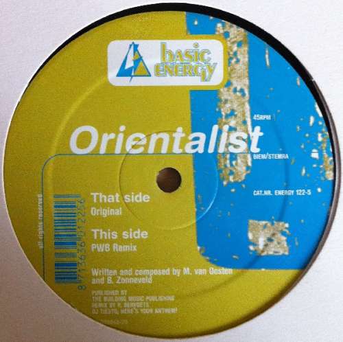 Cover Orientalist - Orientrance (12) Schallplatten Ankauf