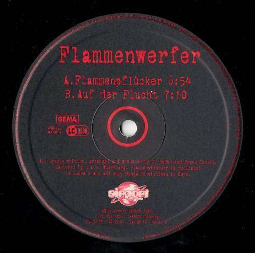 Cover Flammenwerfer - Flammenwerfer (12) Schallplatten Ankauf