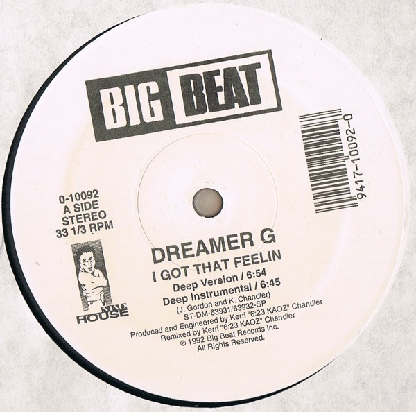 Cover Dreamer G - I Got That Feelin' (12) Schallplatten Ankauf