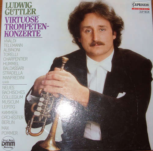 Cover Ludwig Güttler - Virtuose Trompetenkonzerte (3xLP + Box) Schallplatten Ankauf