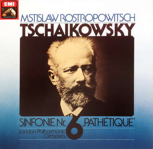 Cover Tschaikowsky*, Mstislav Rostropowitsch*, London Philharmonic Orchestra* - Sinfonie Nr. 6 Pathetique (LP, Quad) Schallplatten Ankauf