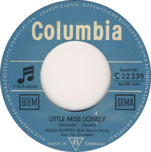 Bild Helen Shapiro - Little Miss Lonely (7, Single) Schallplatten Ankauf