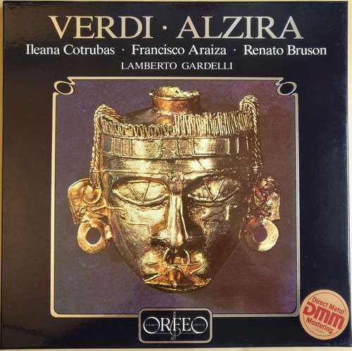 Cover Verdi* - Ileana Cotrubas • Francisco Araiza • Renato Bruson, Lamberto Gardelli - Alzira (2xLP + Box) Schallplatten Ankauf