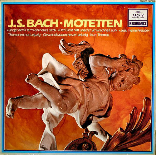 Bild J.S. Bach* - Thomanerchor Leipzig* • Gewandhausorchester Leipzig • Kurt Thomas - Motteten (LP, Album, RE) Schallplatten Ankauf