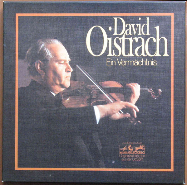 Cover David Oistrach - Ein Vermächtnis. Konzerte Für Violine Und Orchester (7xLP, Club + Box) Schallplatten Ankauf